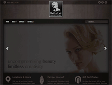 Tablet Screenshot of bellalei.com